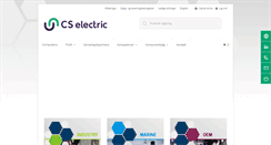 Desktop Screenshot of cselectric.dk